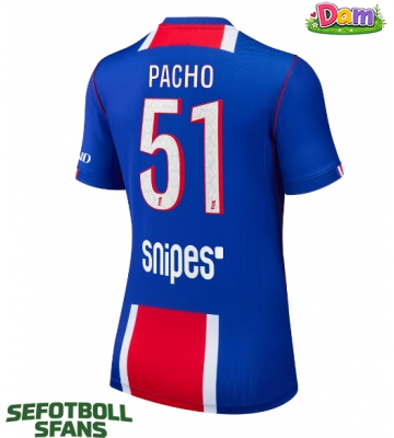 Paris Saint-Germain Willian Pacho #51 Hemmatröja Kvinnor 2026-27 Kortärmad